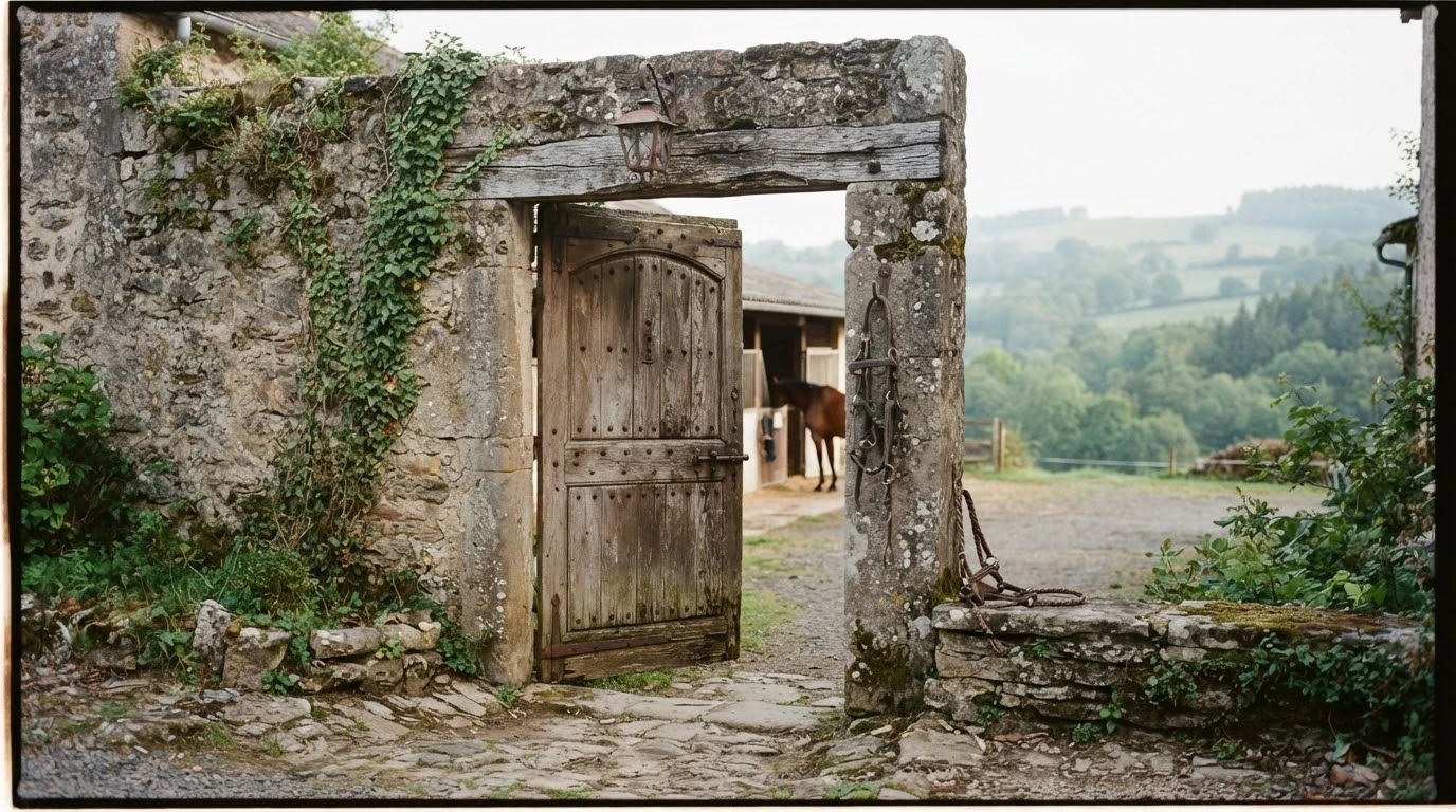 Entrée du {{company}}, centre équestre à {{ville}}